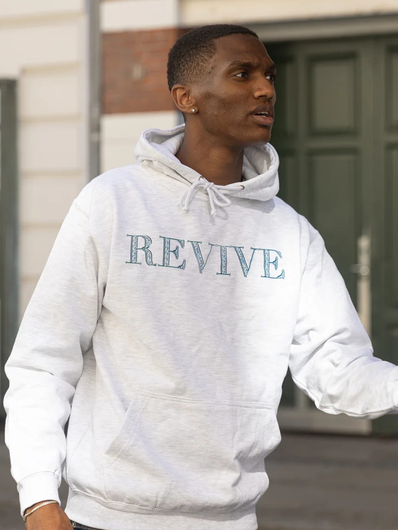 Bling Hoodie - Grey (Warehouse Sale)