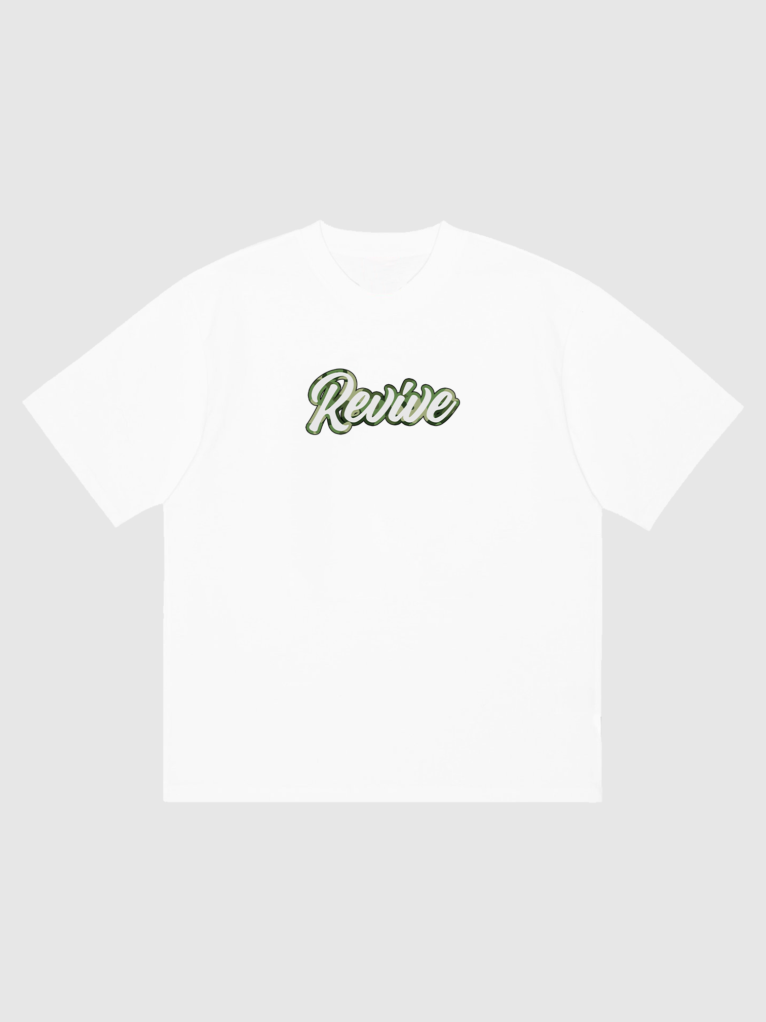 Camo Logo Box T-Shirt - White