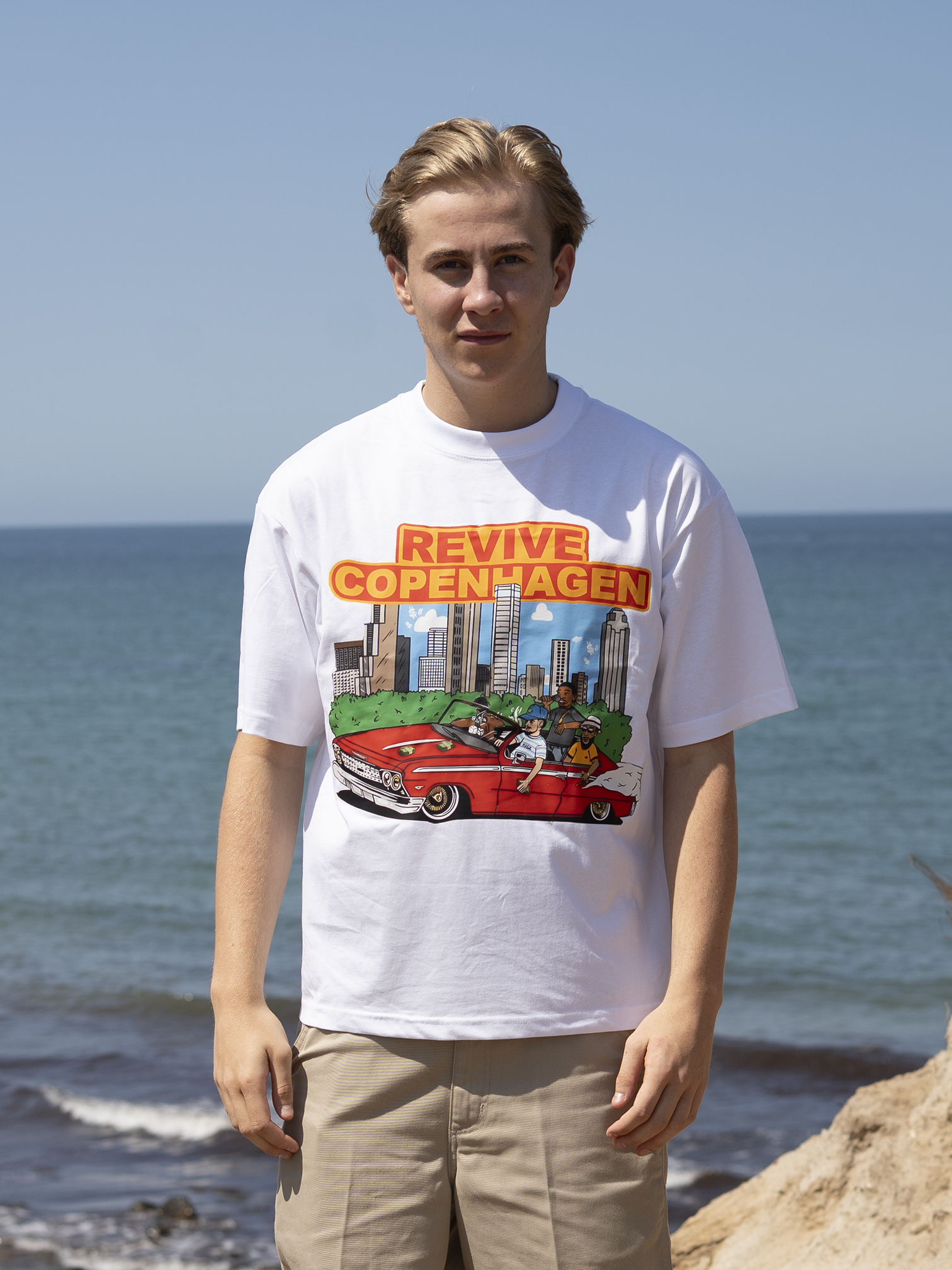 Car T-Shirt - White