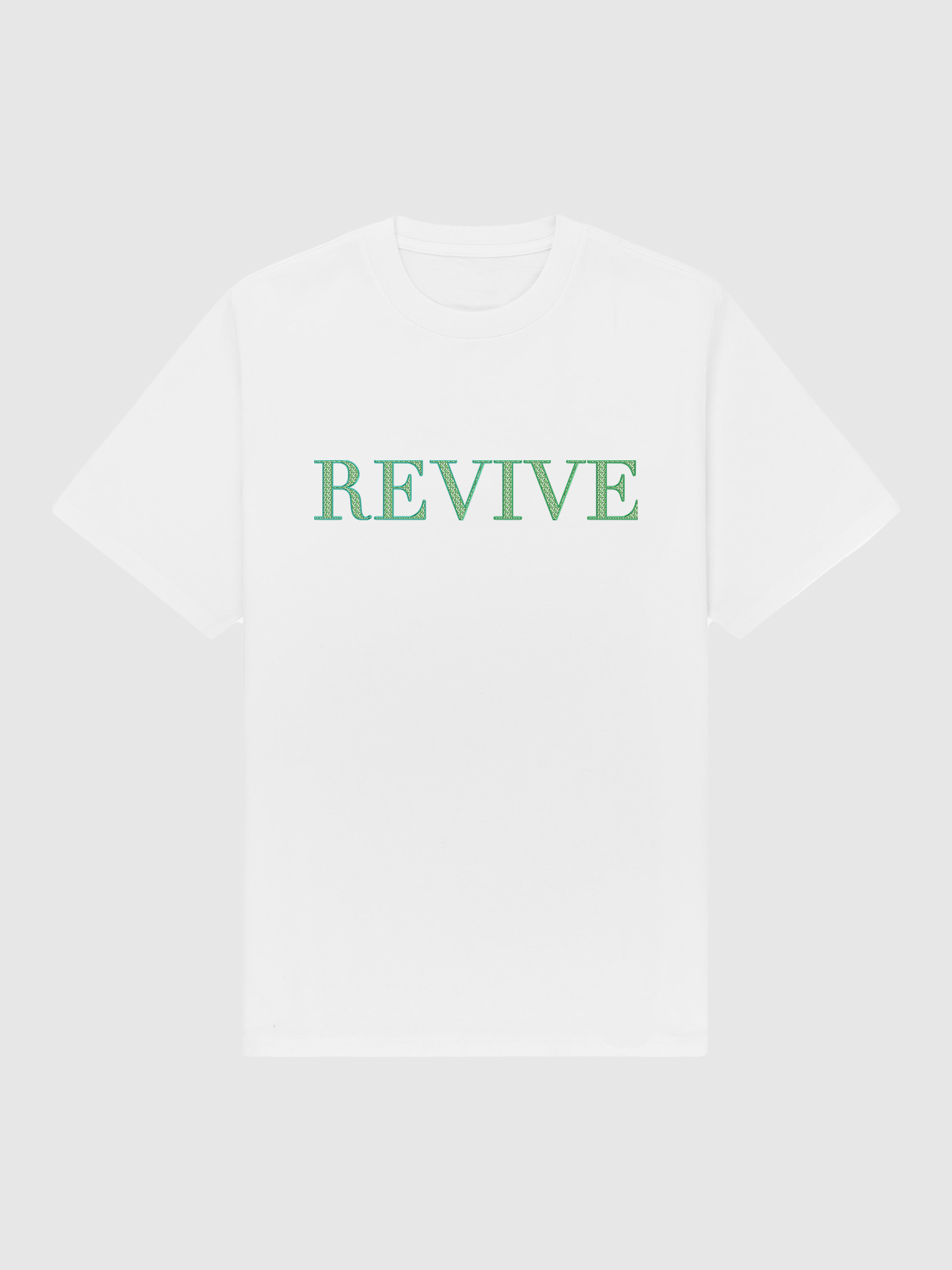 Green Bling T-Shirt - White