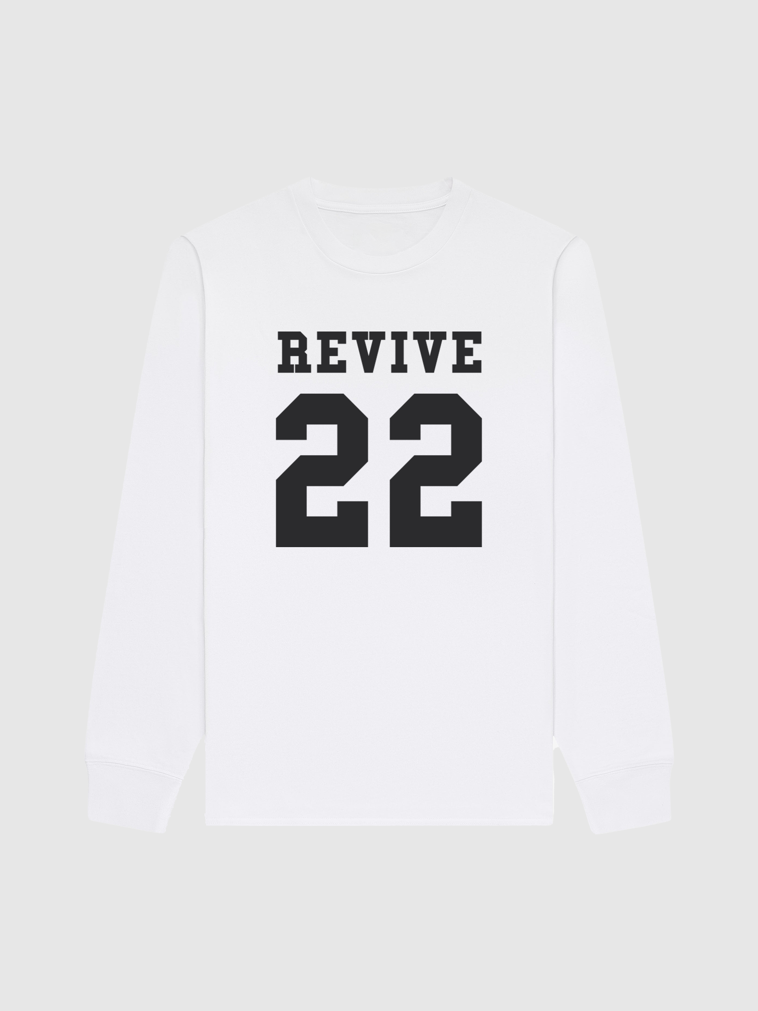 Football T-Shirt L/S - White
