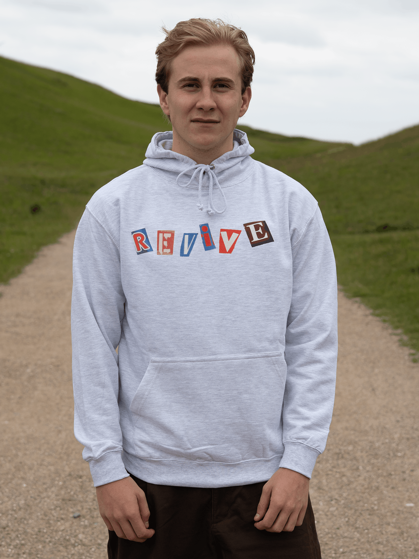 Magazine Hoodie - Grey