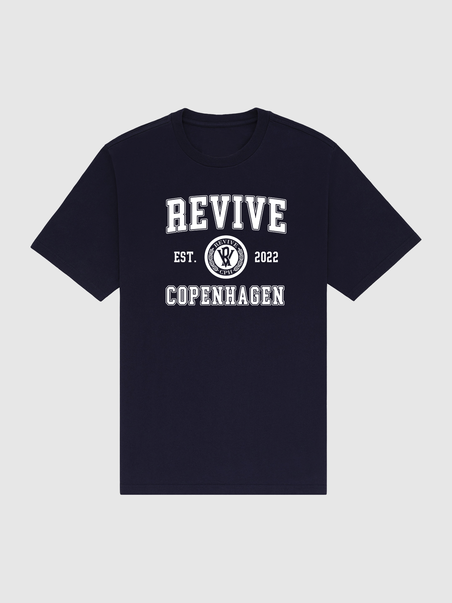 College T-Shirt - Navy